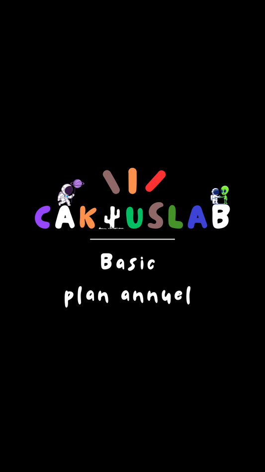 Abonnement annuel caktuslab+ basic